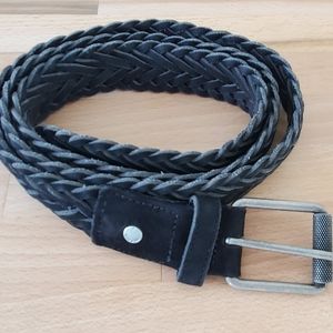 Rag & Bone mens leather braided belt